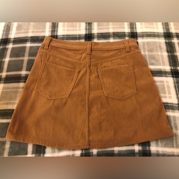 Classic Courd Button Skirt - Picture 2 of 2